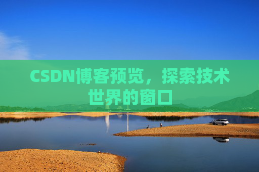 CSDN博客预览,探索技术世界的窗口